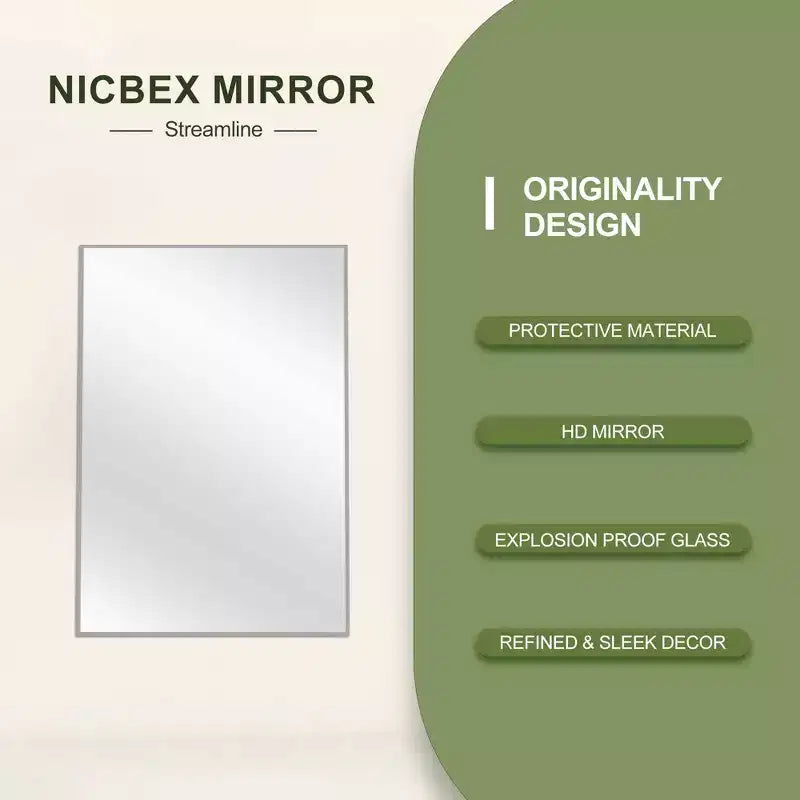 Specchio a figura intera 64x21 con cornice in legno nero ad arco