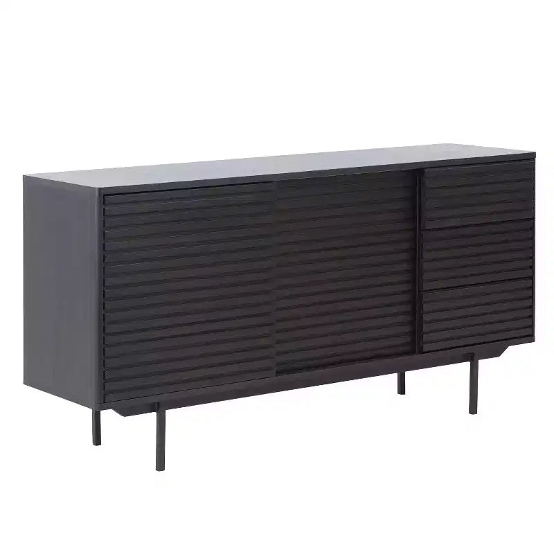 Mobile buffet Andy Mid Century 62.4 con 2 ante e 3 cassetti