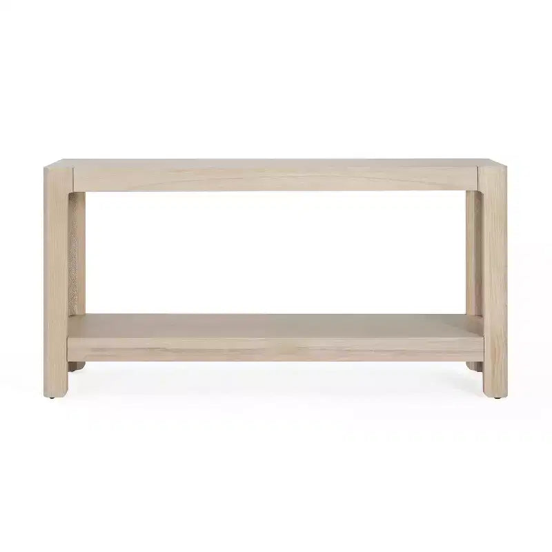Consolle in legno con ripiano aperto Bobby Modern Farmhouse