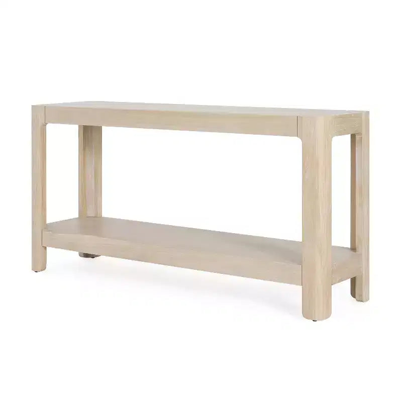 Consolle in legno con ripiano aperto Bobby Modern Farmhouse