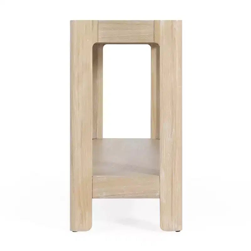 Consolle in legno con ripiano aperto Bobby Modern Farmhouse