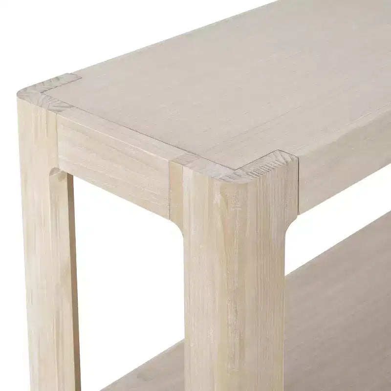 Consolle in legno con ripiano aperto Bobby Modern Farmhouse