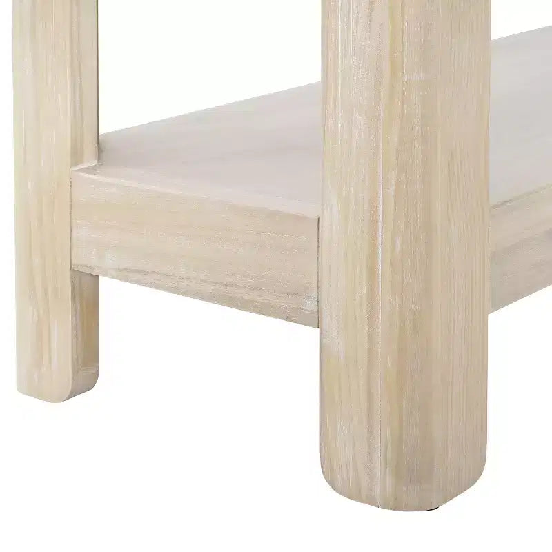 Consolle in legno con ripiano aperto Bobby Modern Farmhouse