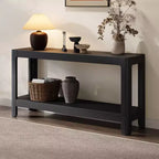 Consolle in legno con ripiano aperto Bobby Modern Farmhouse