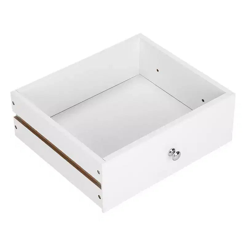 Comodino moderno semplice con cassetto, larghezza 18,11 pollici