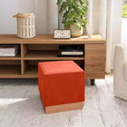 Pouf Contenitore Cubo in Tessuto di Sughero The Vineyard Collection