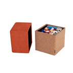 Pouf Contenitore Cubo in Tessuto di Sughero The Vineyard Collection