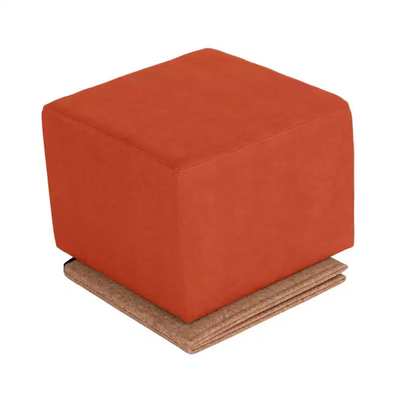 Pouf Contenitore Cubo in Tessuto di Sughero The Vineyard Collection