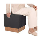 Pouf Contenitore Cubo in Tessuto di Sughero The Vineyard Collection