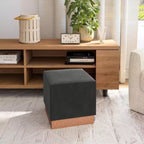 Pouf Contenitore Cubo in Tessuto di Sughero The Vineyard Collection