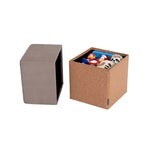 Pouf Contenitore Cubo in Tessuto di Sughero The Vineyard Collection