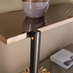Consolle con specchio - color champagne -