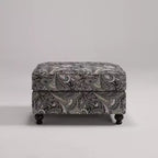 Set soggiorno a 3 pezzi, divano e divanetto in ciniglia modern farmhouse con borchie, poltrona floreale.