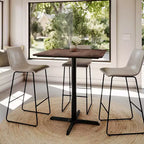 Acadia Tabletop con tecnologia TopGuard HPL e base alta da bar