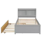 Telaio Letto Queen, Design Silenzioso, Elevata Capacità di Carico, Supporto a Doghe Metalliche