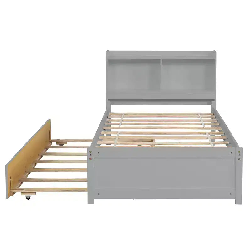 Telaio Letto Queen, Design Silenzioso, Elevata Capacità di Carico, Supporto a Doghe Metalliche