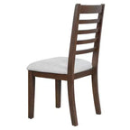 Set di 4 Sedie da Pranzo Stile Rustico Smith con Schienale Alto a Scaletta
