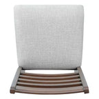 Set di 4 Sedie da Pranzo Stile Rustico Smith con Schienale Alto a Scaletta