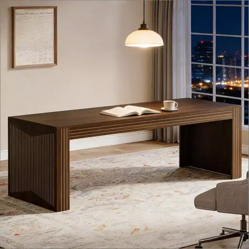 Scrivania direzionale in legno rustico Cinder