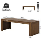 Scrivania direzionale in legno rustico Cinder