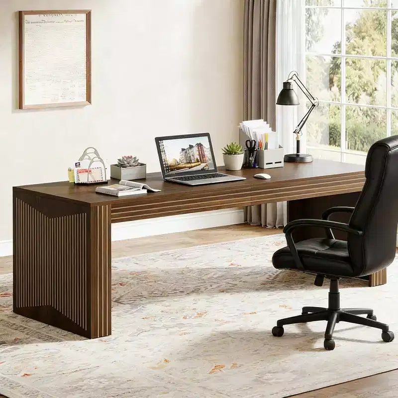 Scrivania direzionale in legno rustico Cinder
